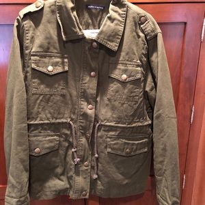 Brandy Melville army green jacket